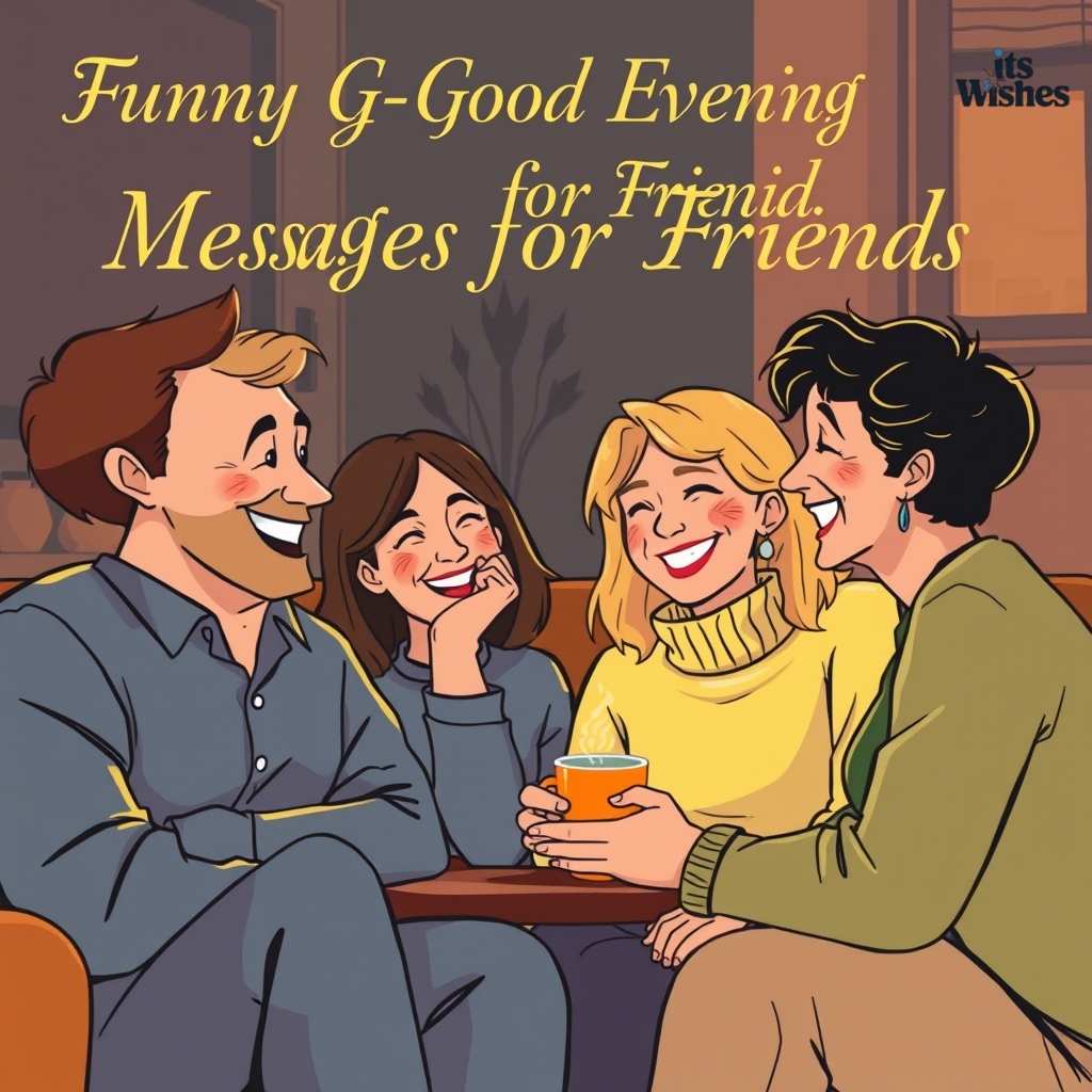 Funny Good Evening Messages for Friends