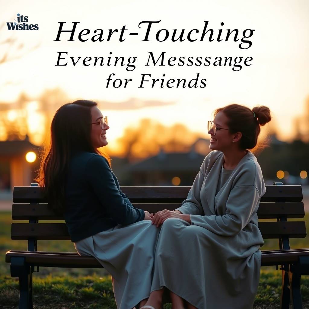 Heart-Touching Good Evening Messages for Friends