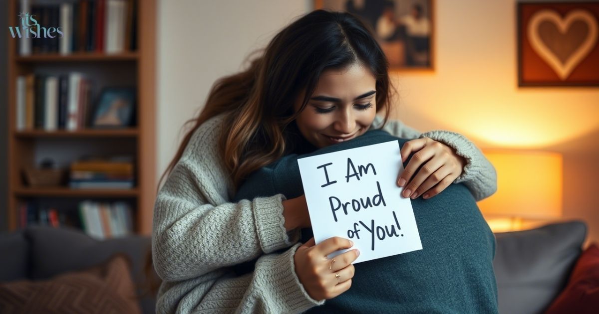 I Am So Proud of You, My Love Messages