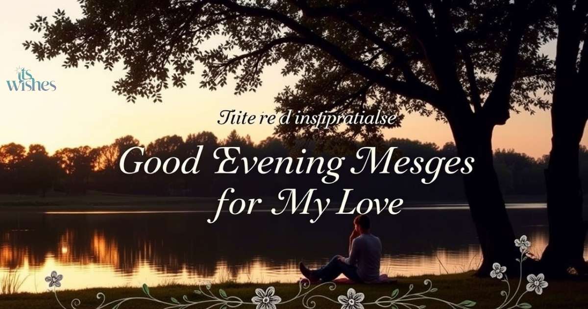 Inspirational Good Evening Messages for My Love