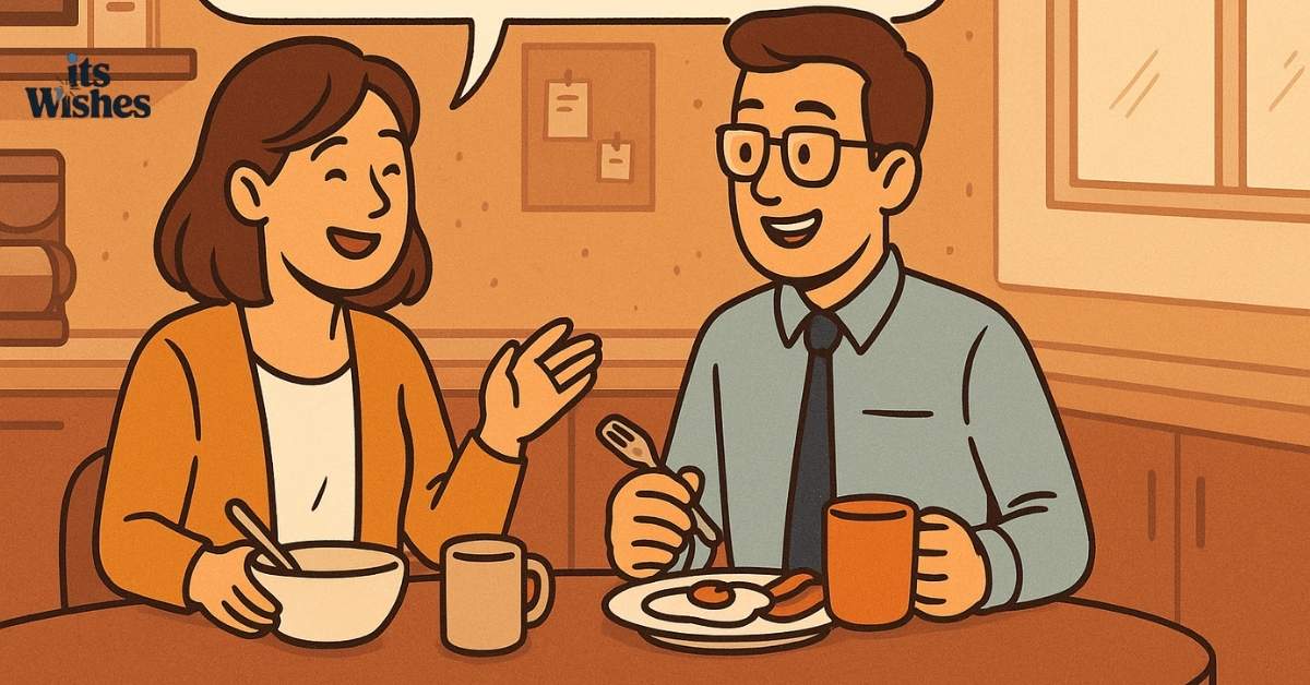 Jokes About Missing Having Breakfast Together at Work
