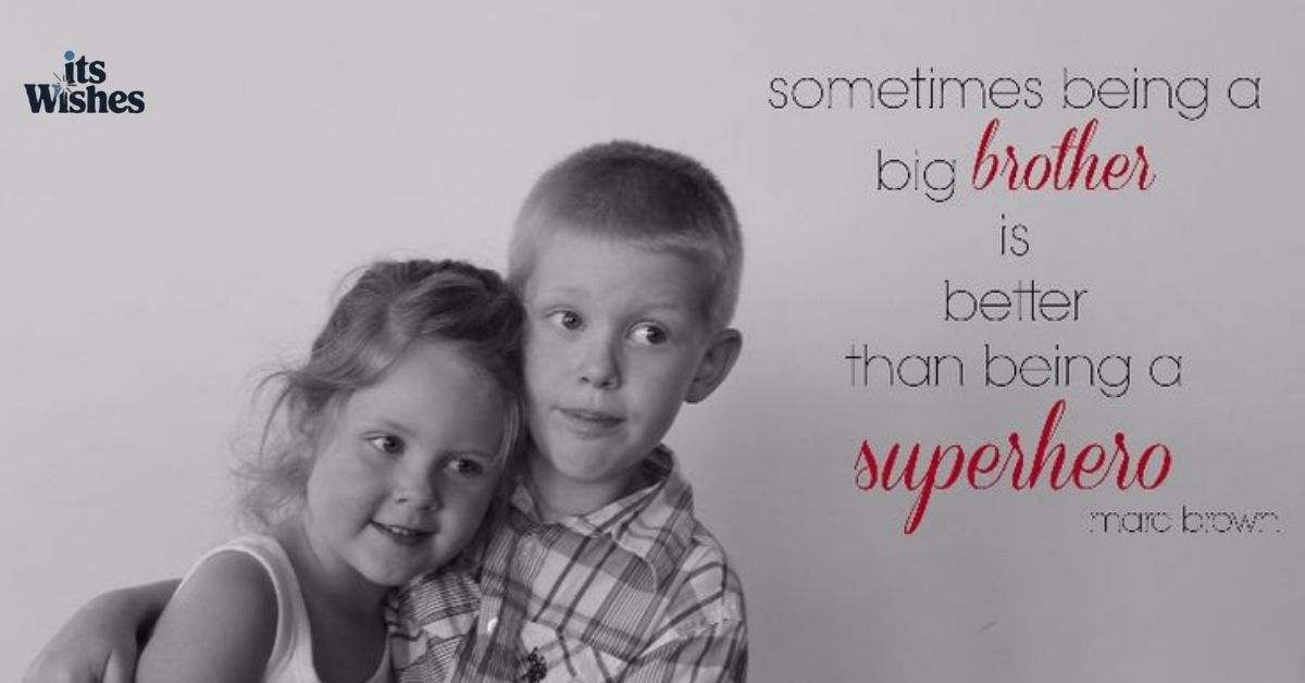 Short Big Brother Quotes from Little Sister