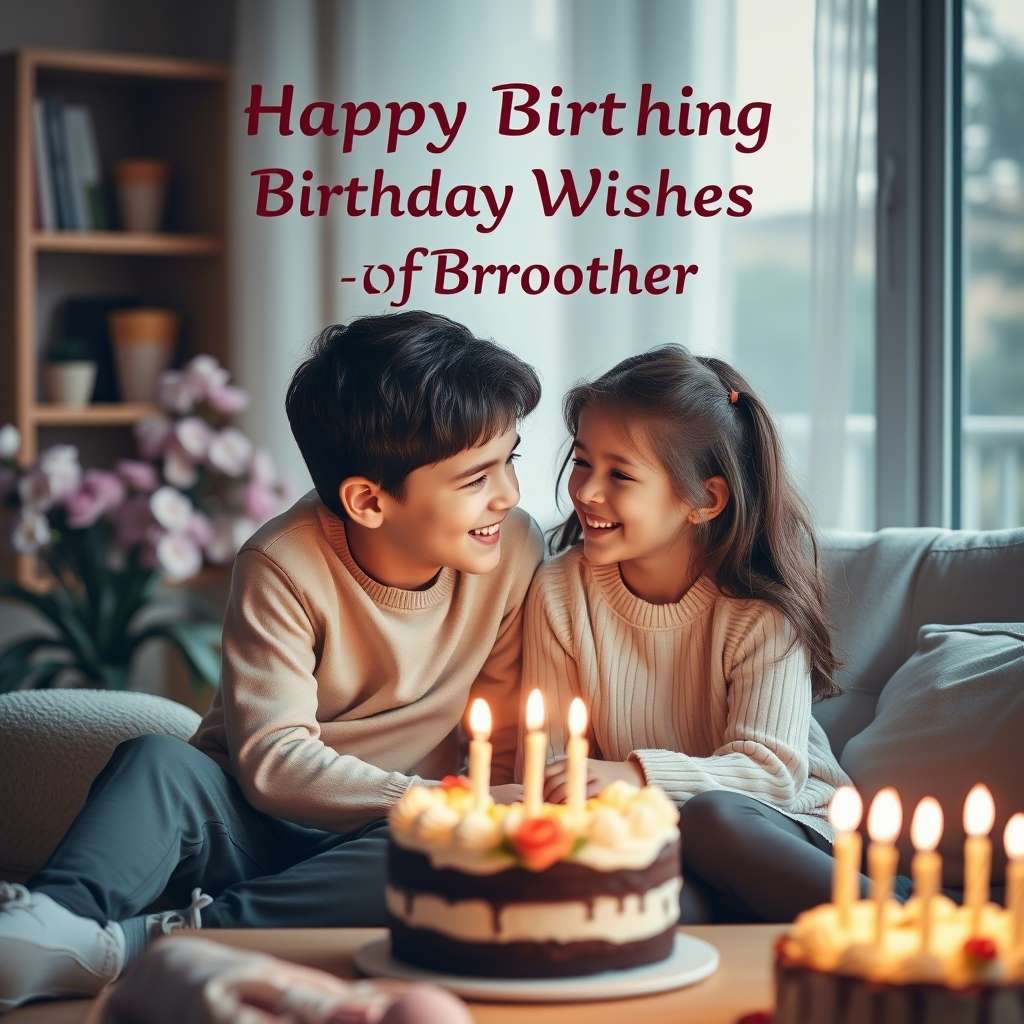 Heart Touching Birthday Wishes For Brother