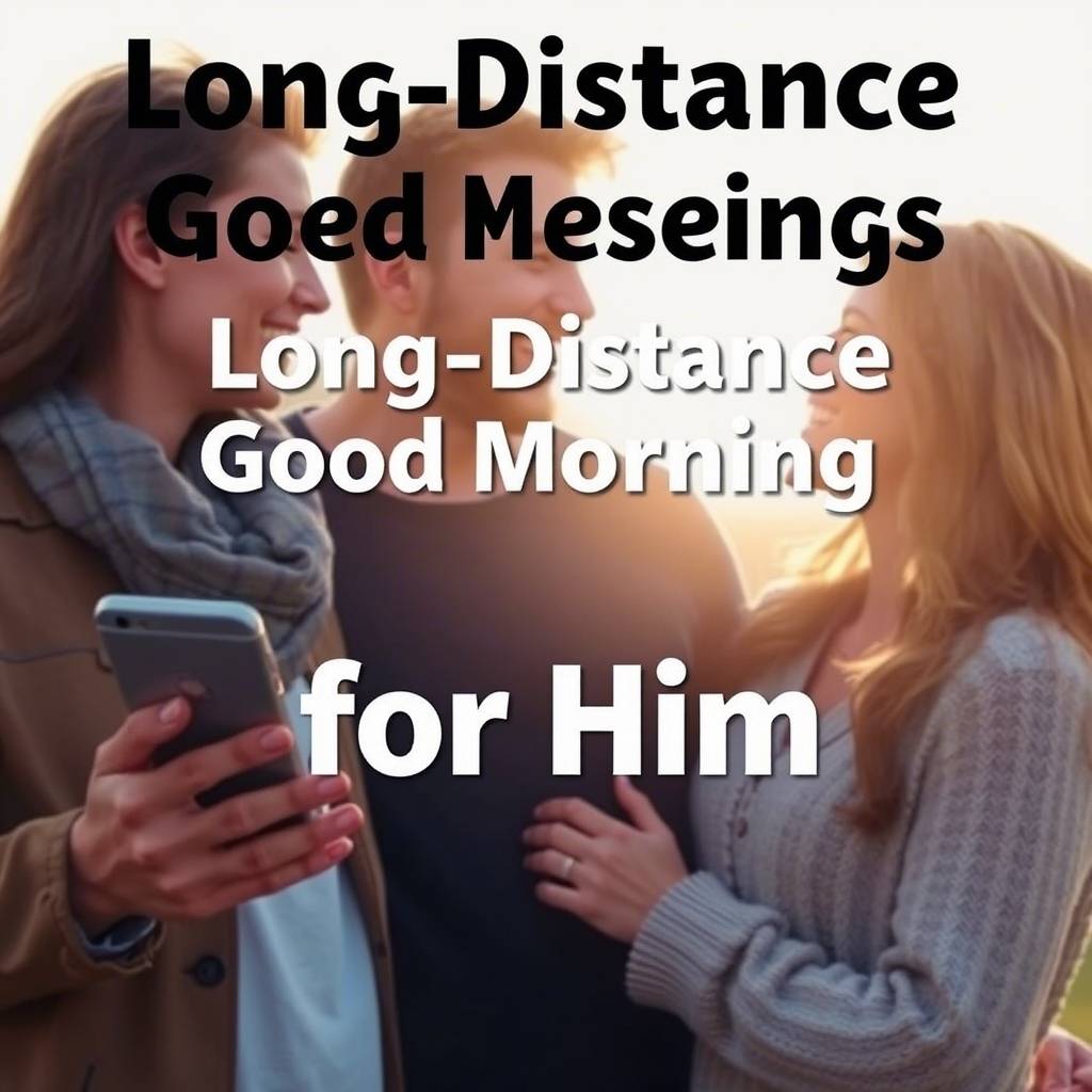 Long-Distance Good Morning Messages for Him