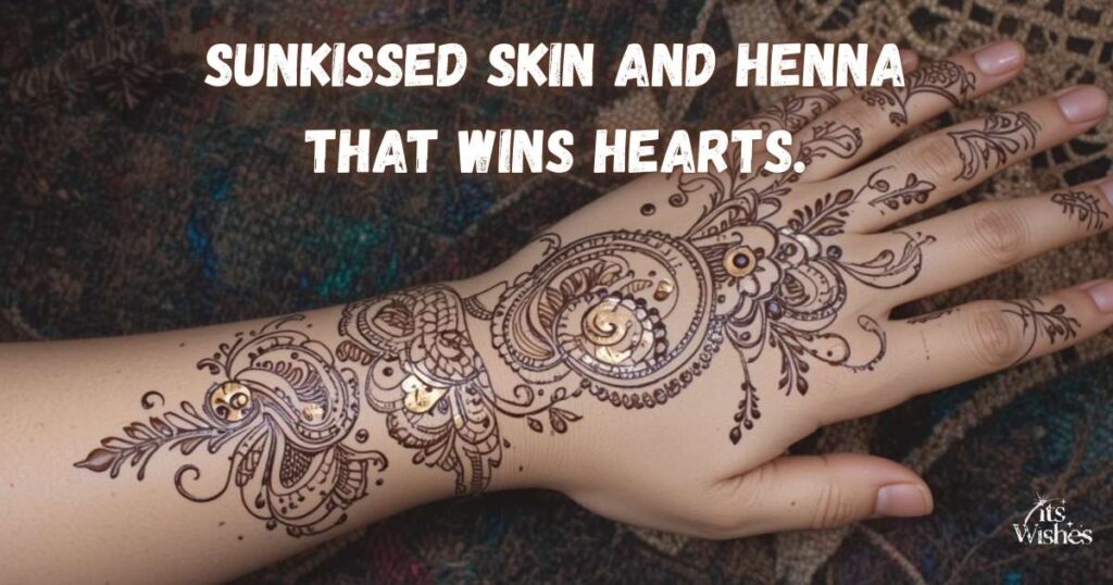 Captions to Highlight Your Stunning Mehndi Design