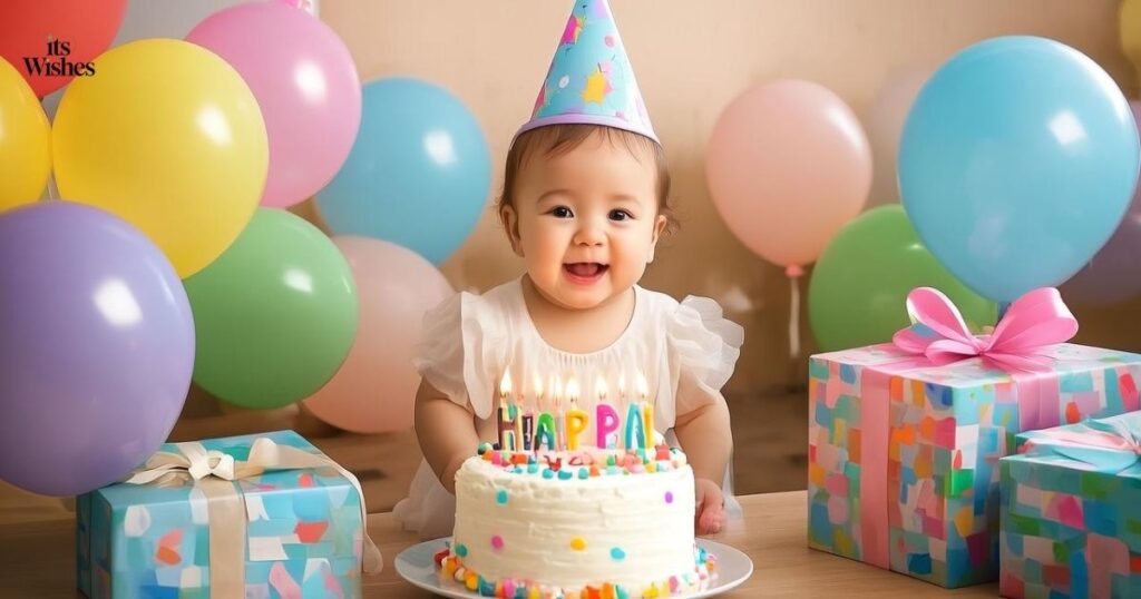 Cute 1st Birthday Wishes for a Baby Girl Niece