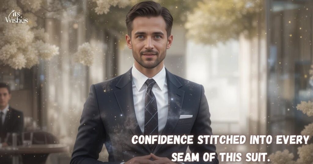 Formal Suit Captions for Instagram