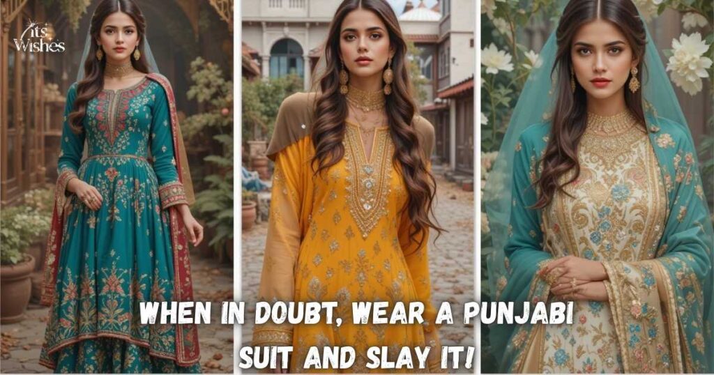 Punjabi Suit/Dress Captions for Instagram