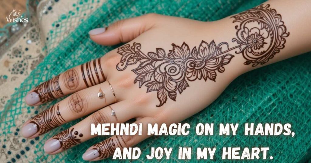 Unique Mehndi Captions for Instagram
