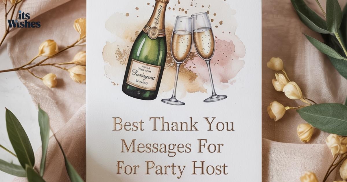 Best Thank You Messages for Party Host