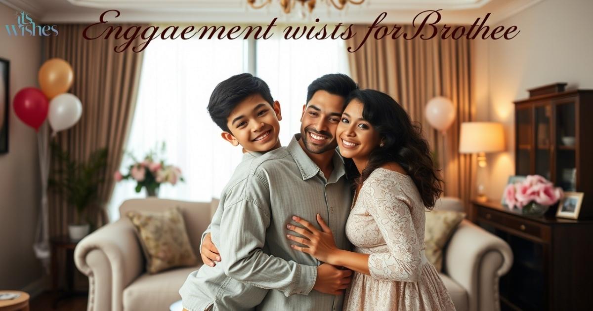 Engagement Wishes for Brother