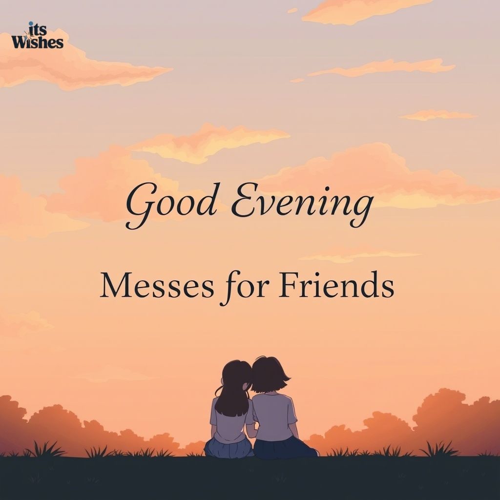 good evening message for my friend