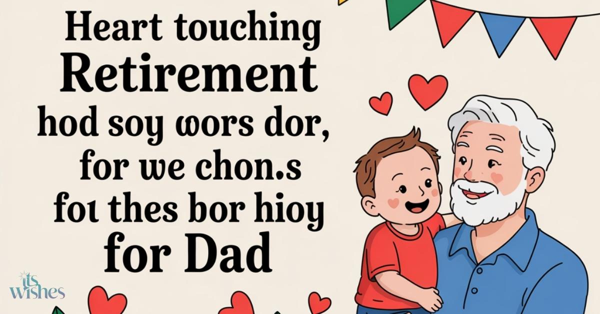 Heart Touching Retirement Wishes for Dad