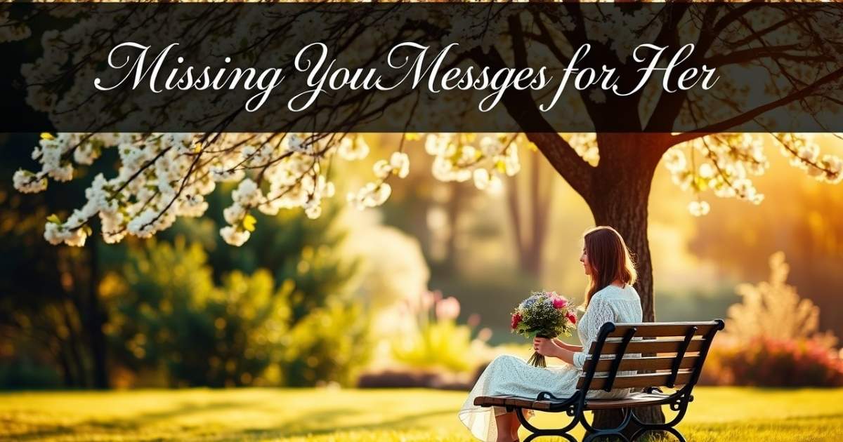 Missing You Messages for Her
