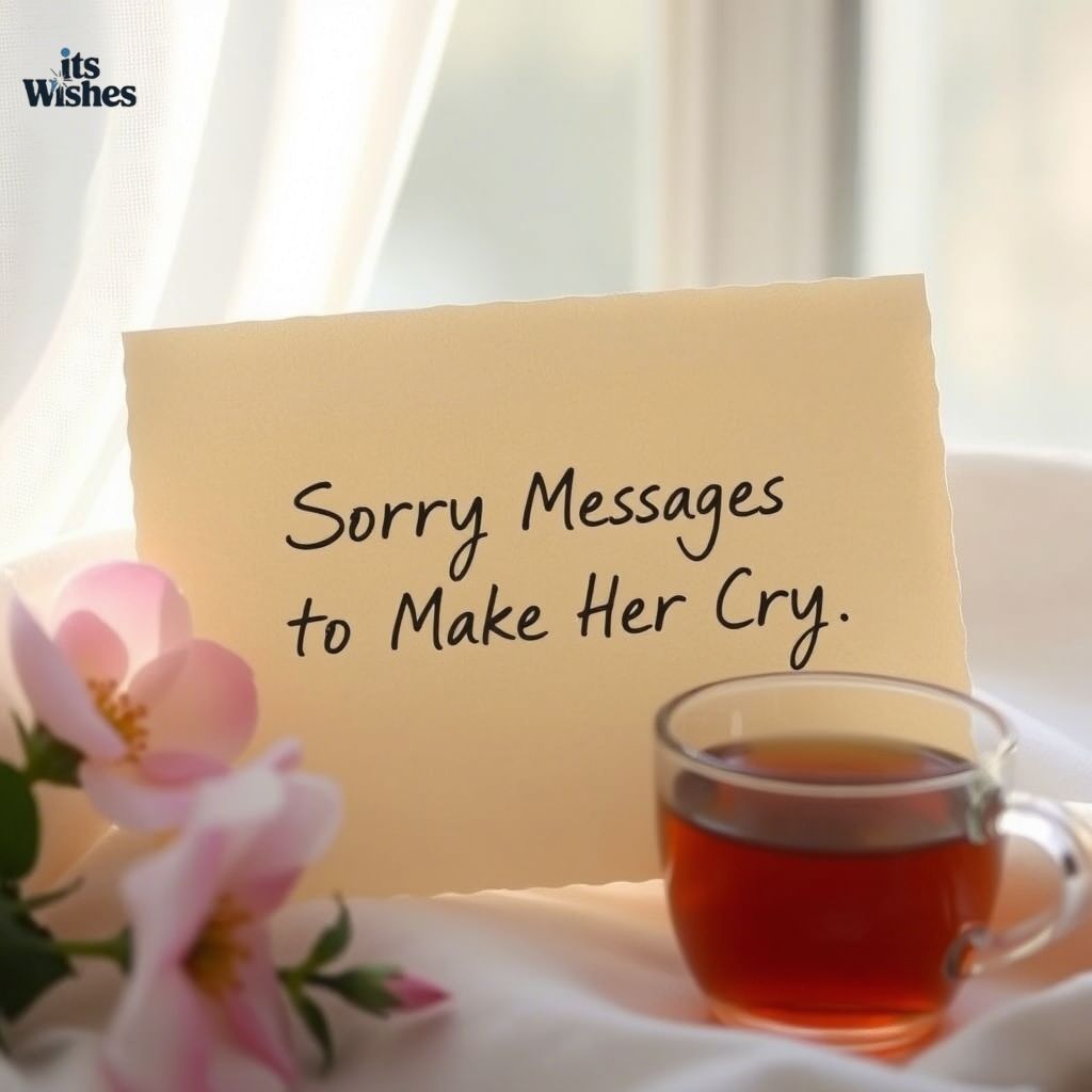 sorry message to make her cry