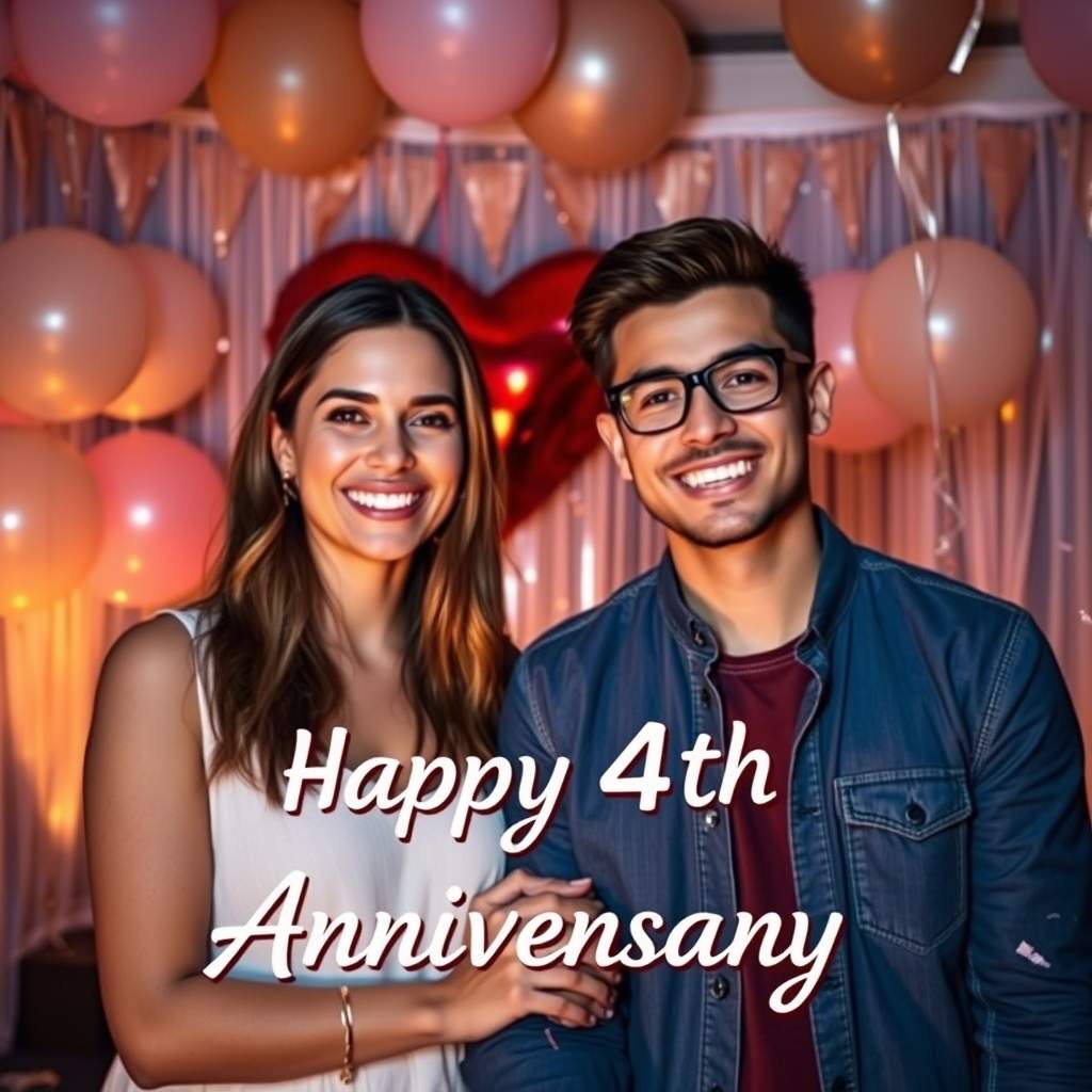 Happy 4th Anniversary Wishes