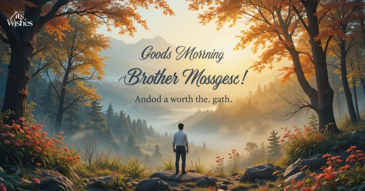 Good Morning Brother Messages